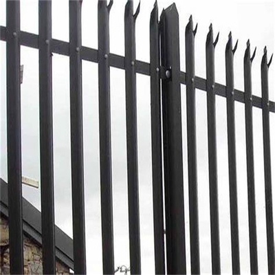 Stile europeo Mesh Metal Palisade Fencing ricoperto PVC H 1800mm-3000mm