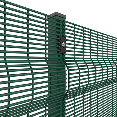 Recinto verde scuro di tessitura 3D Panel Triangle Bending di RAL 6005 40x60x2mm