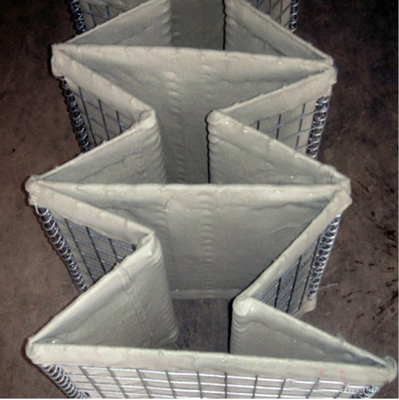 Scatola galvanizzata immersa calda del gabbione saldata 75x75mm della parete della barriera di Hesco protetta contro le esplosioni
