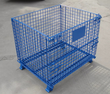 cavo Mesh Container Pallet Cages del foro di 50*50mm