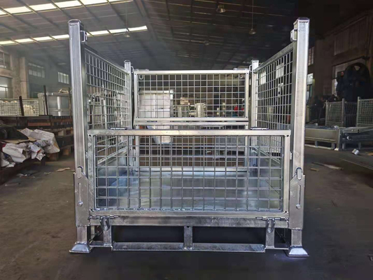 600kg cavo industriale resistente Mesh Containers Warehouse Storage Durable