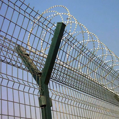 La recinzione di perimetro dell'aeroporto della prova della putrefazione ha galvanizzato sicurezza di altezza di 2.4m l'alta