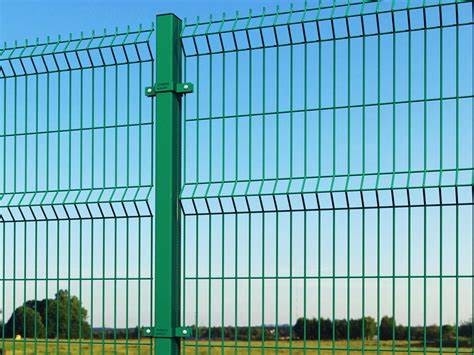 Il villaggio decorativo 2D 3d Curvy del giardino ha saldato il recinto di filo metallico   Protezione contro la corrosione