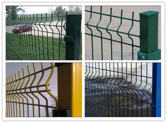 cavo saldato Curvy 3D Mesh Fence For Outdoor Decorative del diametro di 4.0mm