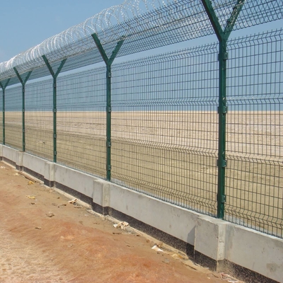 Doppio recinto del filo spinato di recinzione di sicurezza aeroportuale del cavo 1.2m 1.8m 2.0m