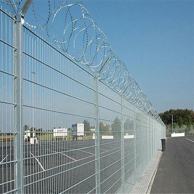 Doppio recinto del filo spinato di recinzione di sicurezza aeroportuale del cavo 1.2m 1.8m 2.0m