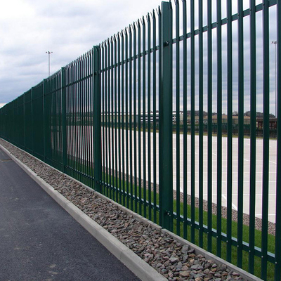 recinzione di sicurezza del metallo di Secure Palisade Galvanised del recinto di 2.0mm 3.0mm Steelway