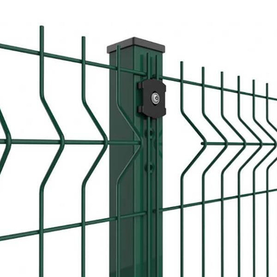 3D il cavo giallo Mesh Fence ISO9001 ha saldato il cavo Mesh Garden Fence