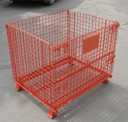foro Mesh Pallet Cages accatastabile d'acciaio SZ-SWS-A-1 di 50*50mm